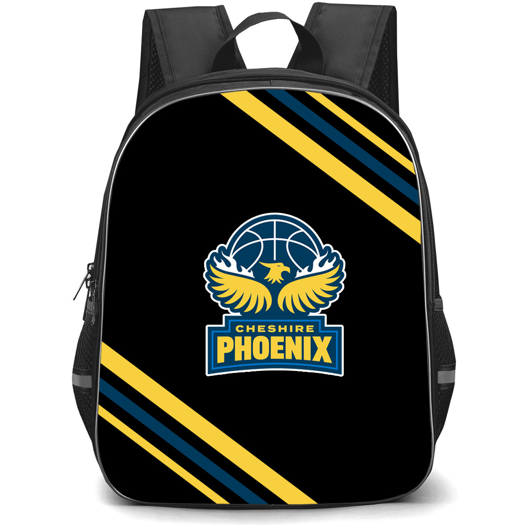 Cheshire Phoenix Backpack School Bag StudentPack - Large Logo With Stripe