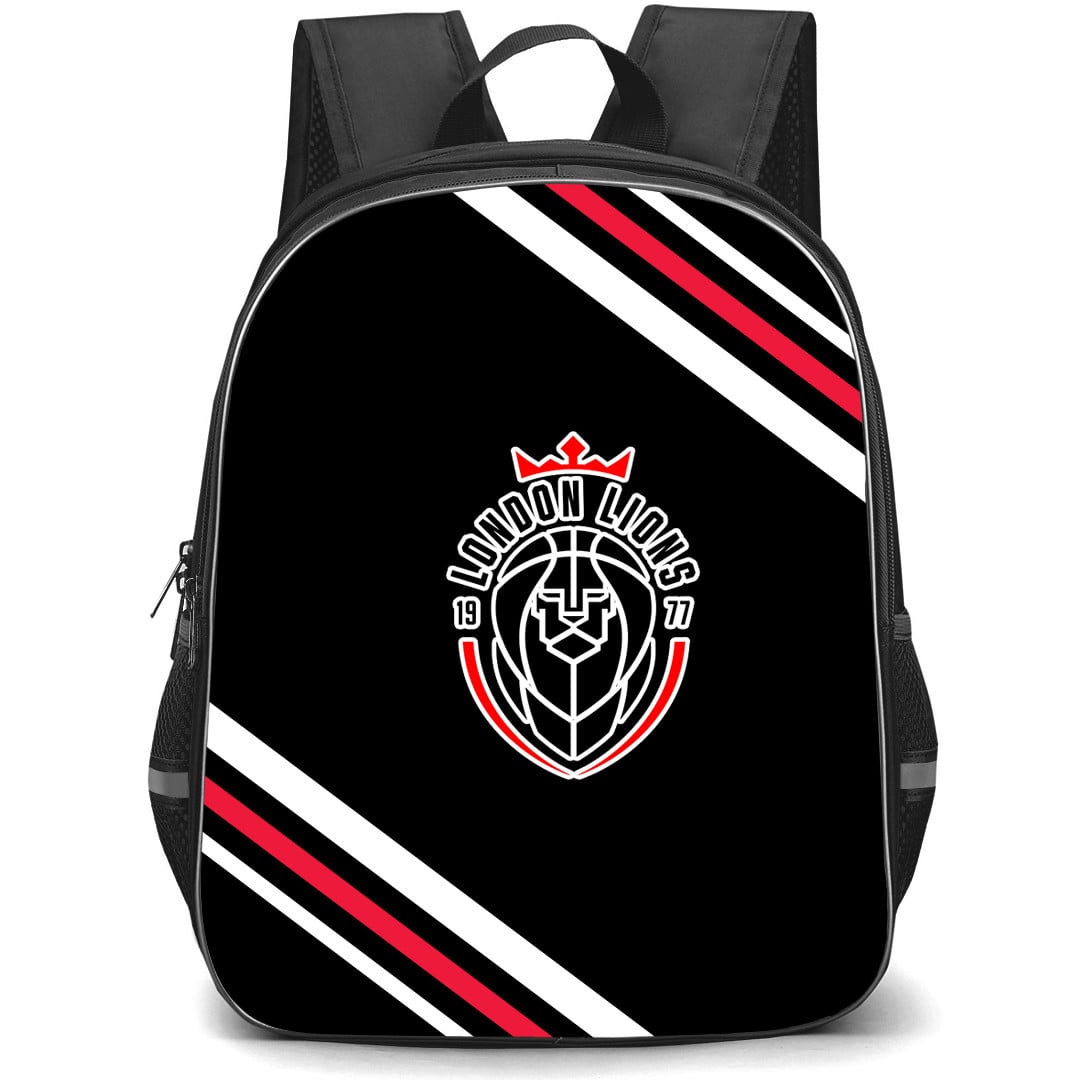 London Lions Backpack School Bag StudentPack - Large Logo With Stripe