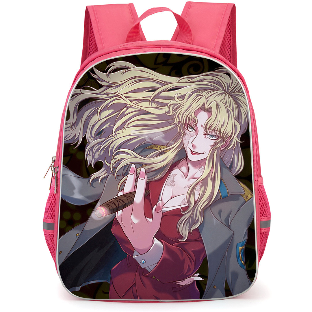 Black Lagoon Balalaika Backpack School Bag StudentPack - Balalaika Always Seen Smoking A Cigar Artwork