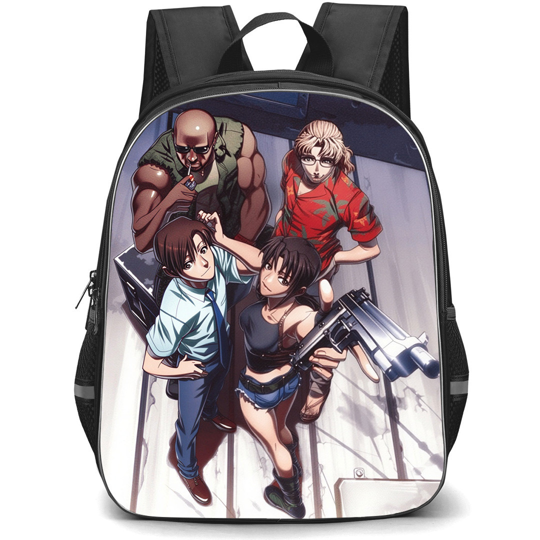 Black Lagoon Backpack School Bag StudentPack - Black Lagoon Characters Poster