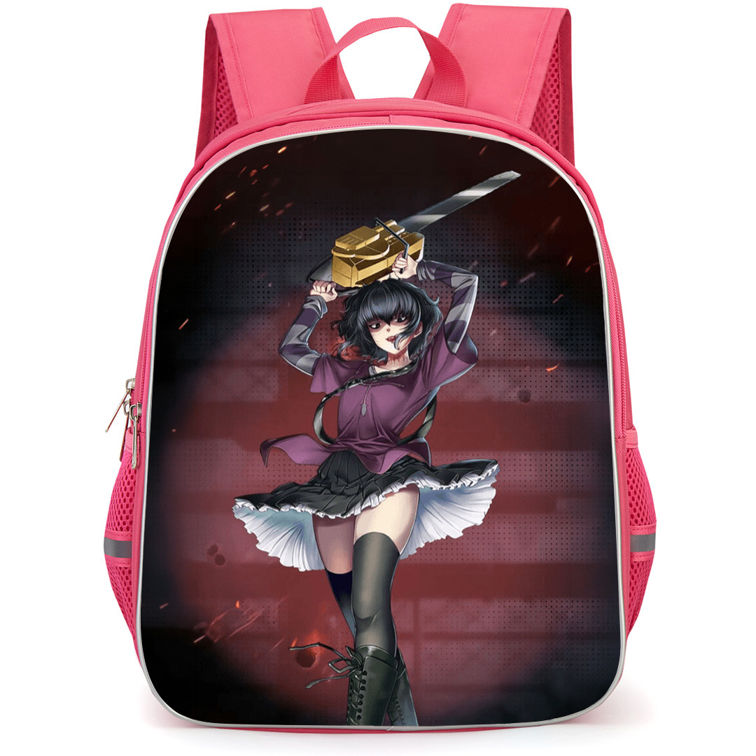 Black Lagoon Frederica Sawyer Backpack School Bag StudentPack - Frederica Sawyer Carry Large Chainsaw Poster