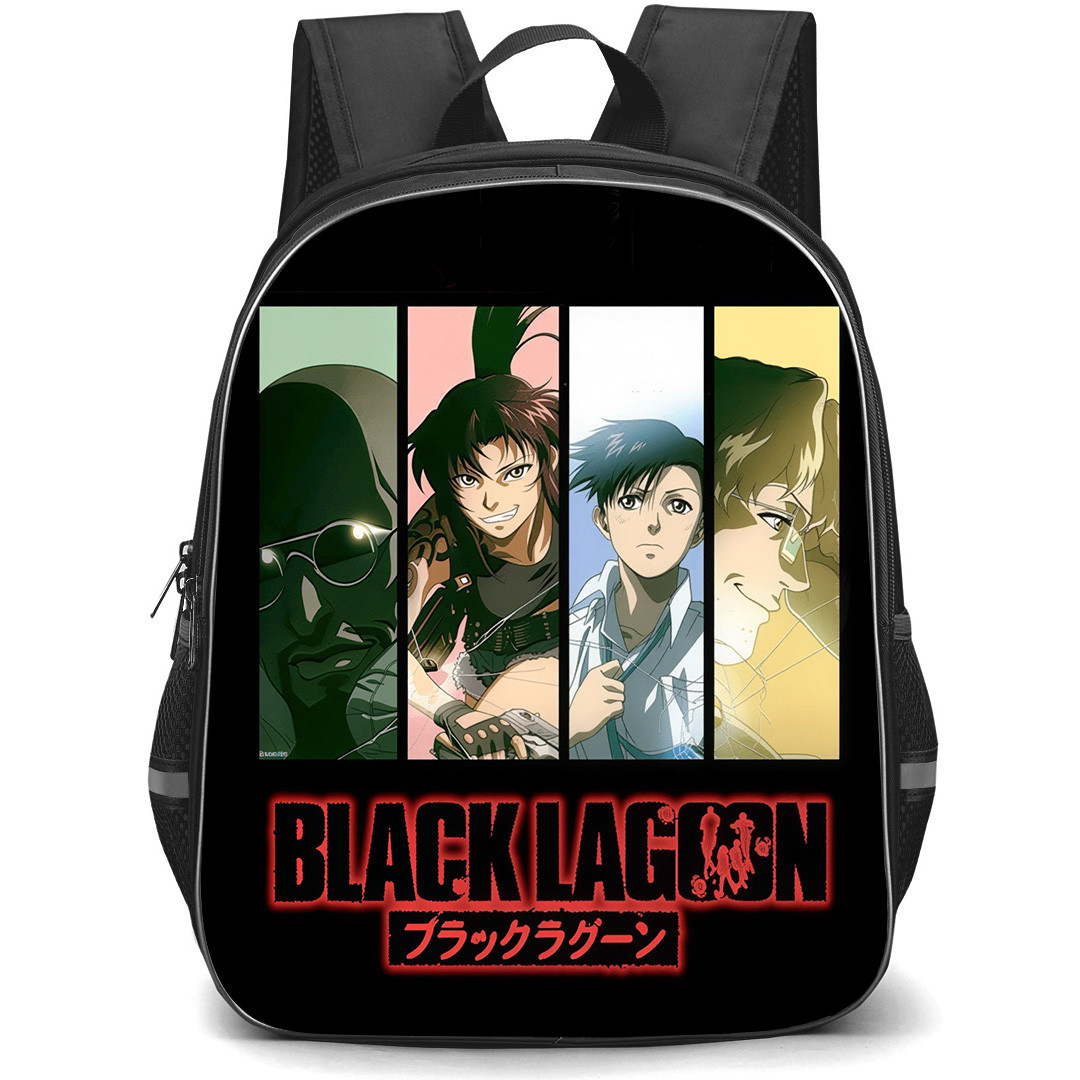 Black Lagoon Backpack School Bag StudentPack - Black Lagoon Series Combat Style Poster