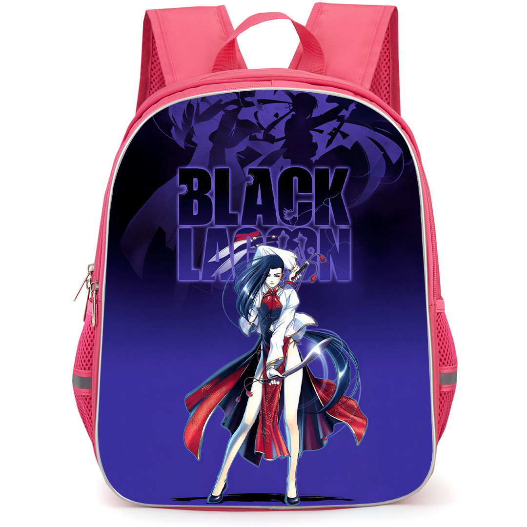 Black Lagoon Shenhua Backpack School Bag StudentPack - Shenhua Action Pose Poster