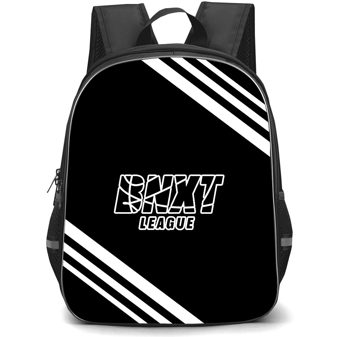 BNXT League Logo Backpack School Bag StudentPack - Large Logo With Stripe