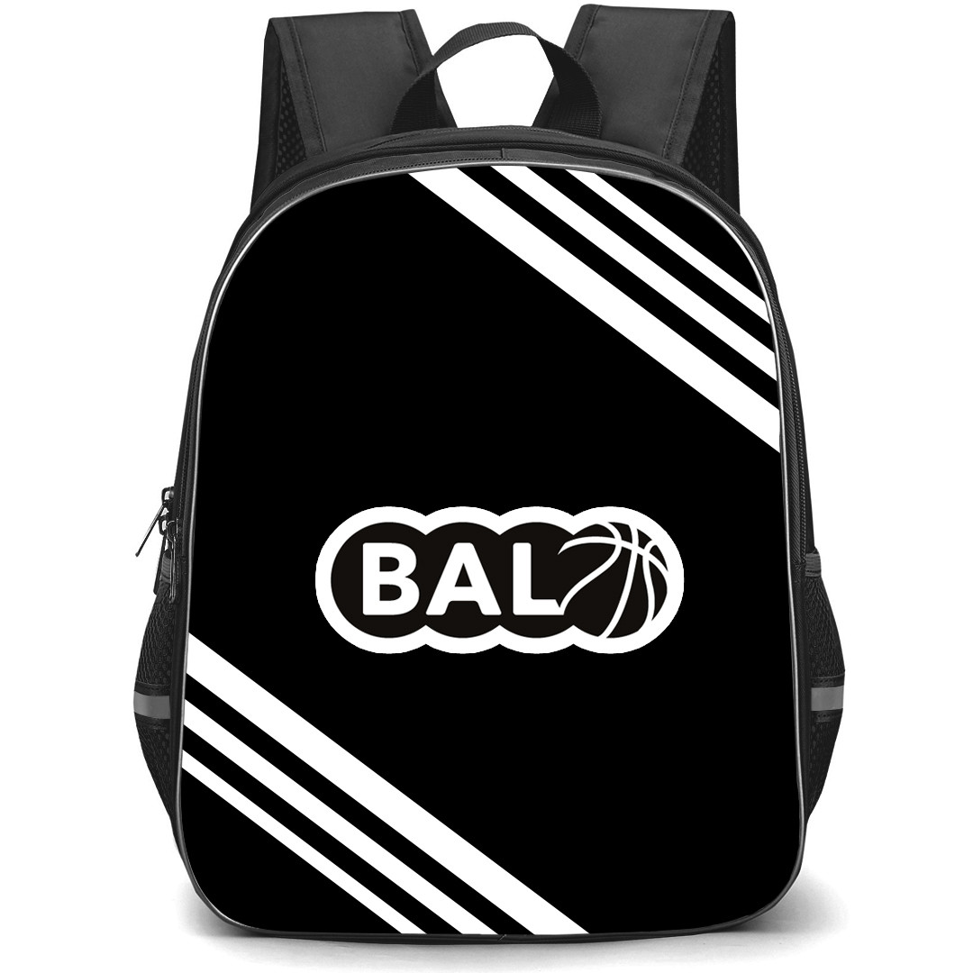 Basketball Academie Limburg Backpack School Bag StudentPack - Large Logo With Stripe