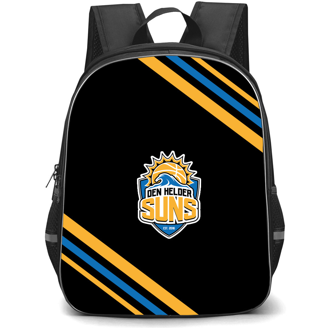 Den Helder Suns Backpack School Bag StudentPack - Large Logo With Stripe