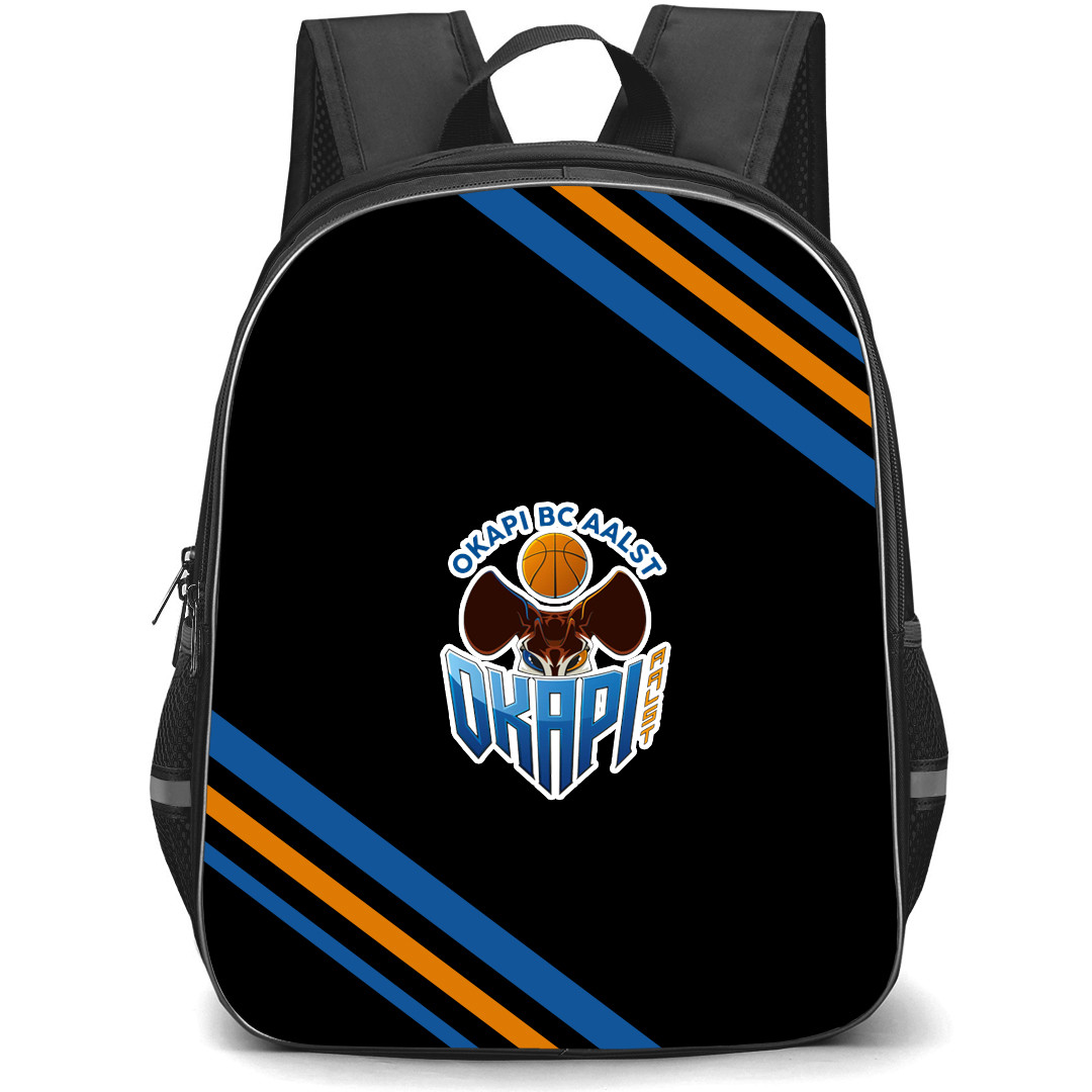 Okapi Aalst Backpack School Bag StudentPack - Large Logo With Stripe