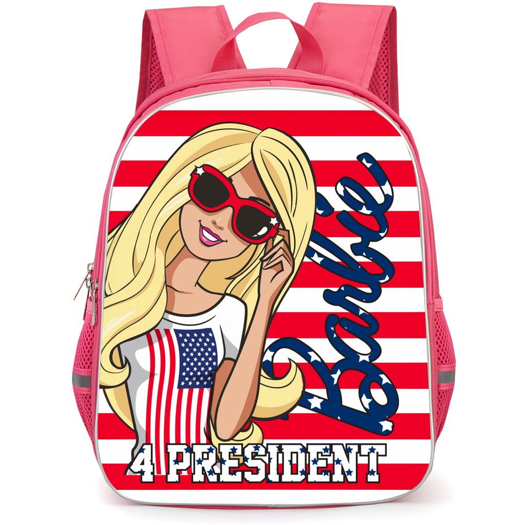 Barbie Backpack StudentPack - Barbie For President Cartoon Art