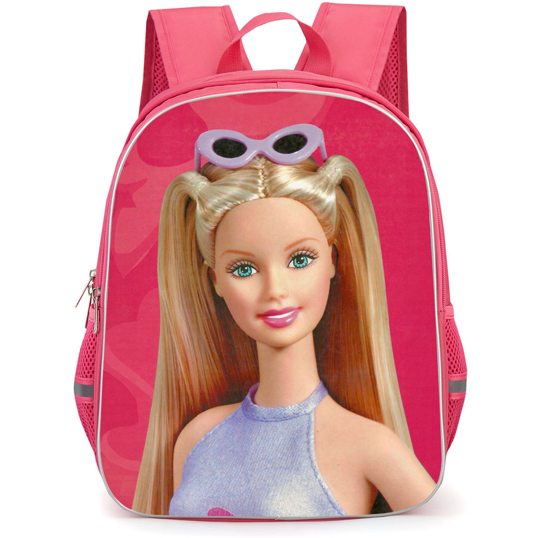 Barbie Backpack StudentPack - Barbie Smiling With Shades Above Head Realistic Art