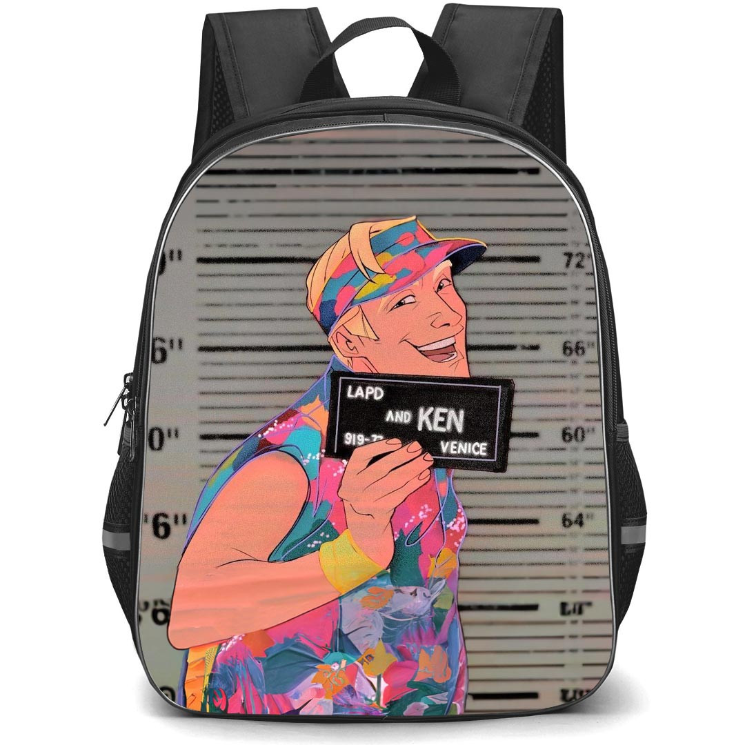 Barbie Backpack StudentPack - Ken Holding Card Movie Illustration