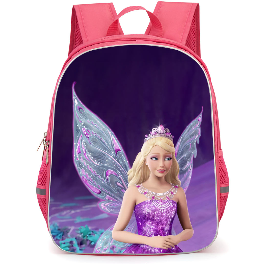 Barbie Mariposa Backpack StudentPack - Barbie Mariposa Fairy Princess Smiling Movie Art