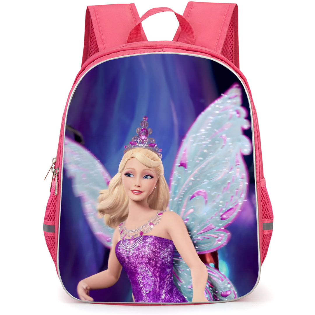 Barbie Mariposa Backpack StudentPack - Barbie Mariposa Princess Fairy Landscape Movie Art