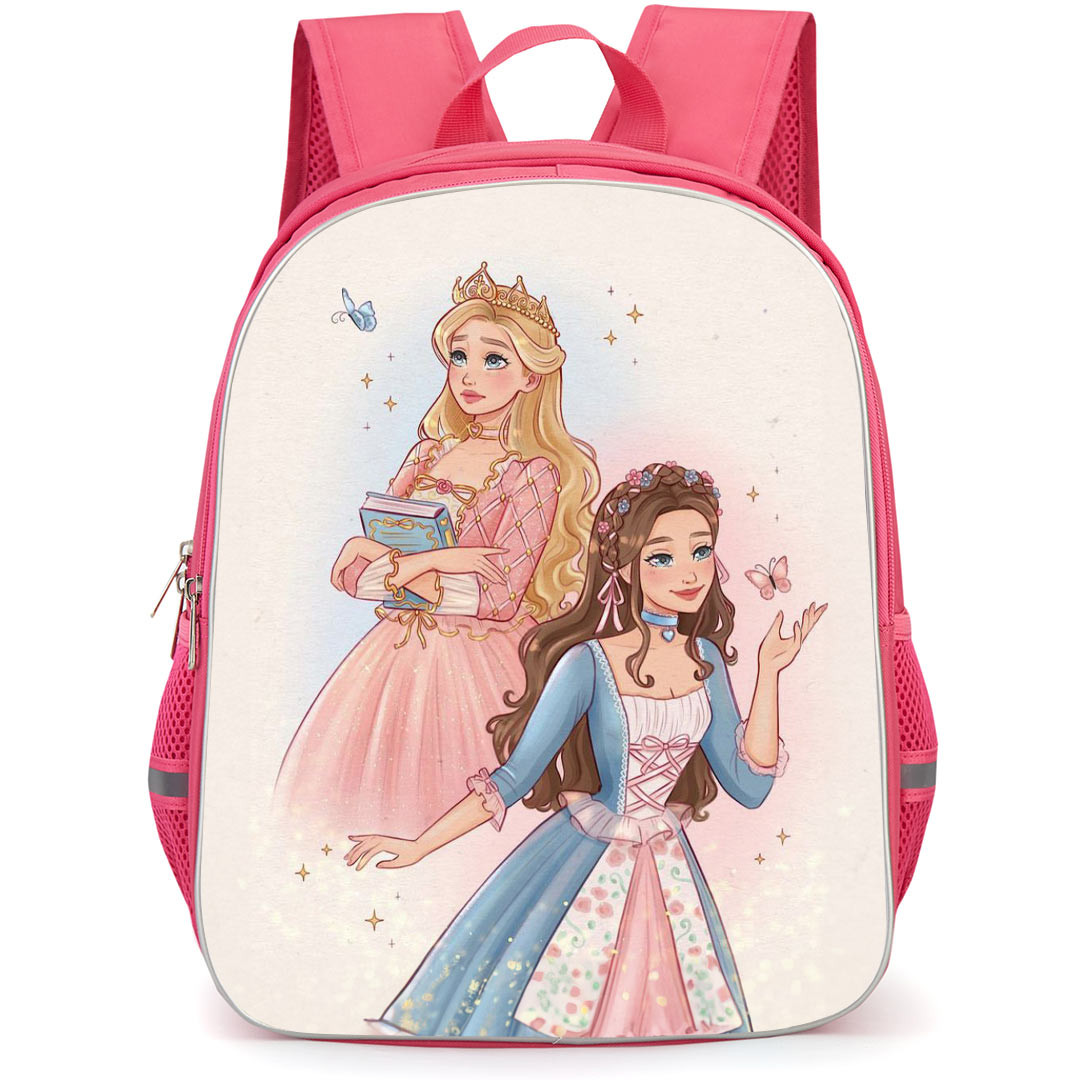 Barbie Princess And The Pauper Backpack StudentPack - Barbie Princess And The Pauper Holding A Book Cartoon Art