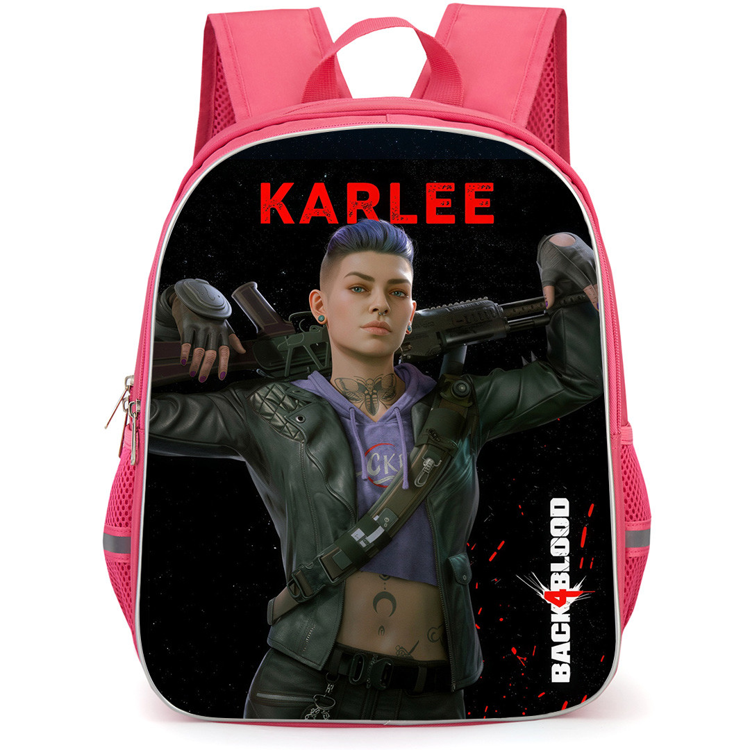 Back 4 Blood Karlee Backpack School Bag StudentPack - Karlee Portrait Series Poster