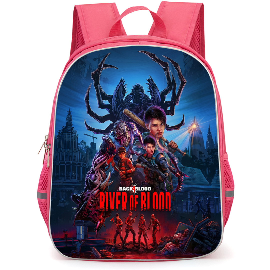 Back 4 Blood Backpack School Bag StudentPack - Back 4 Blood River Of Blood Poster