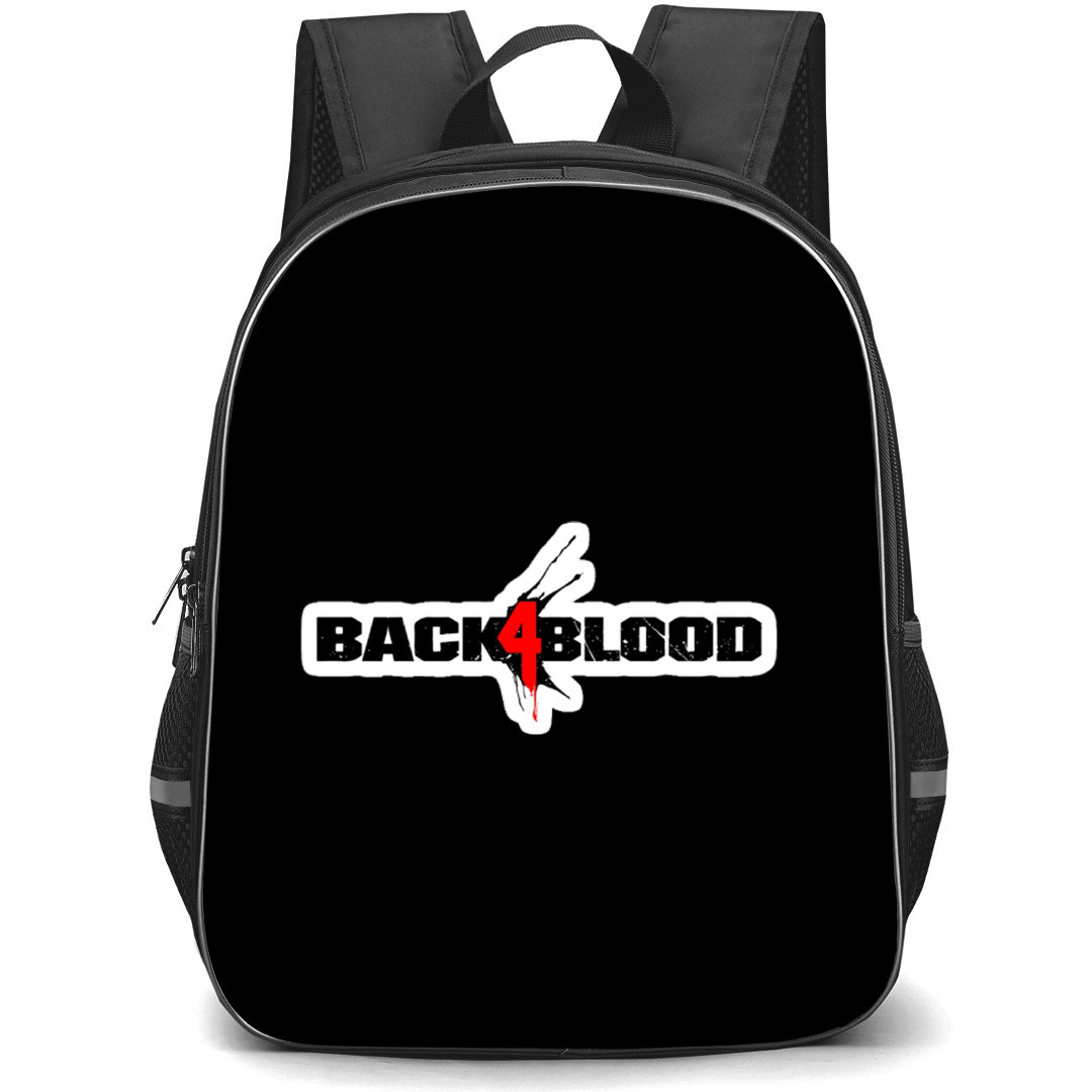 Back 4 Blood Backpack School Bag StudentPack - Back 4 Blood Series Logo Wordmark Sticker