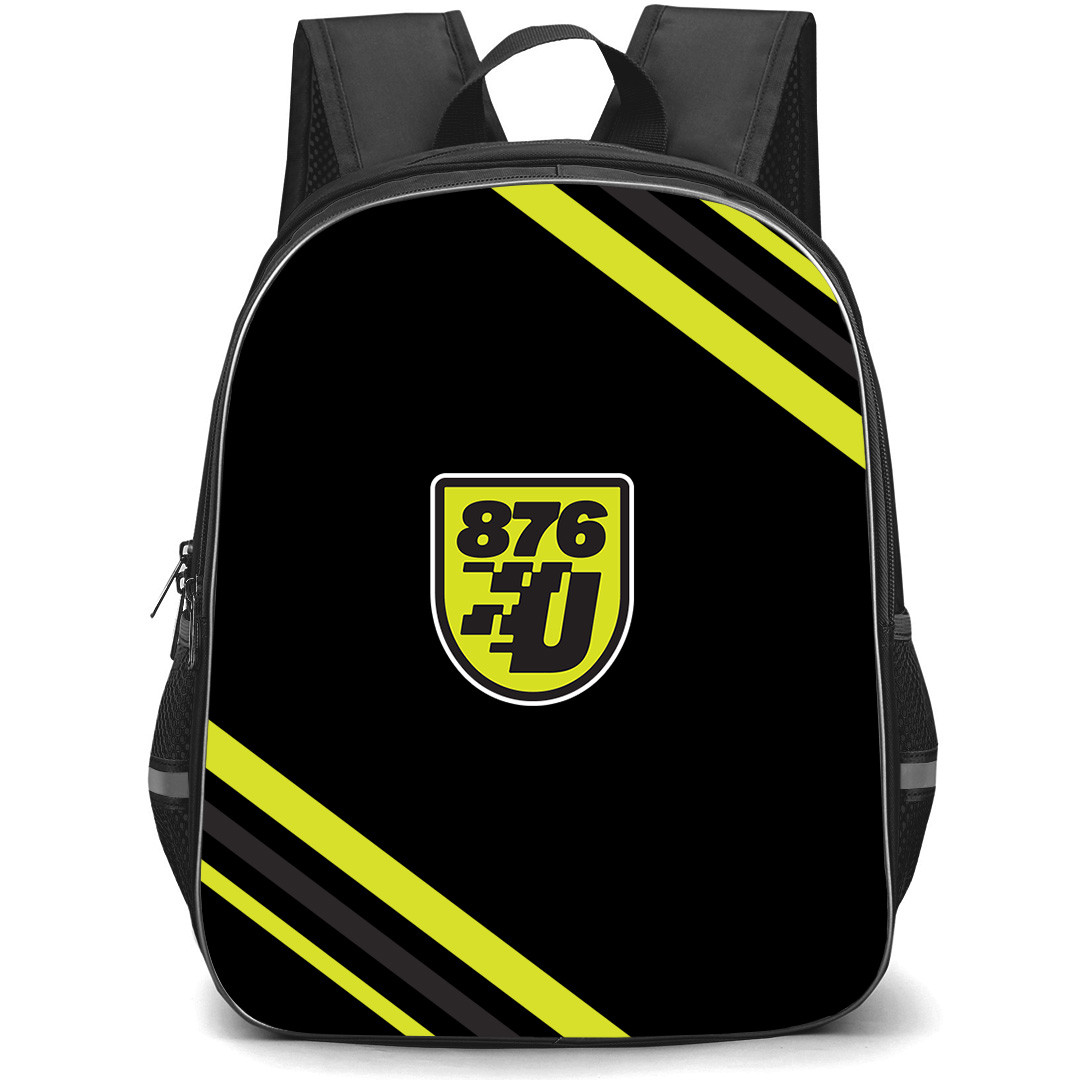 876 United Backpack School Bag StudentPack - 876 United Large Logo With Stripe