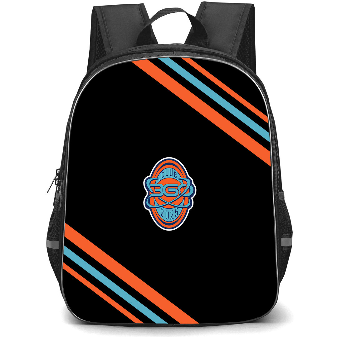 Club 360 Backpack School Bag StudentPack - Club 360 Large Logo With Stripe