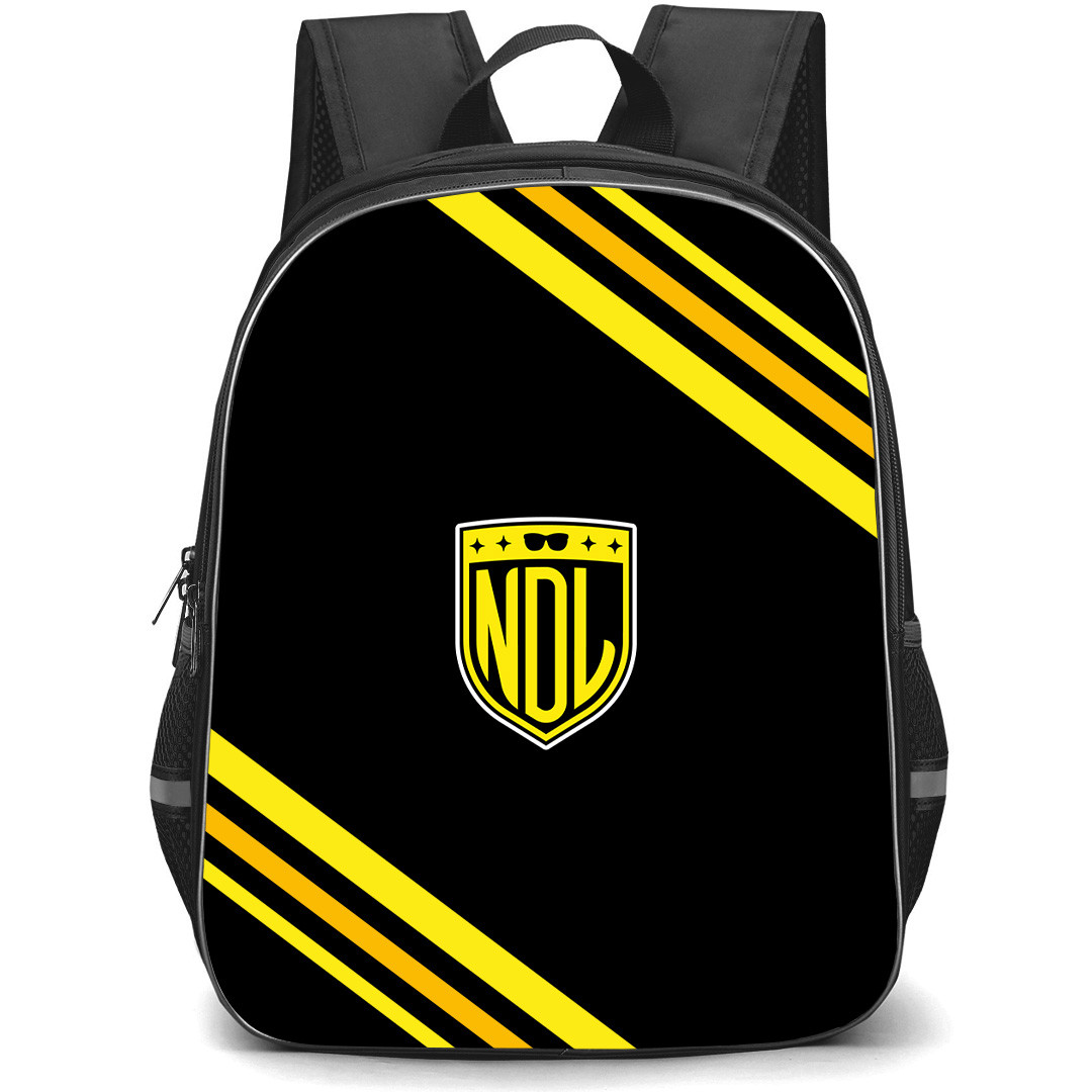 NDL FC Backpack School Bag StudentPack - NDL FC Large Logo With Stripe