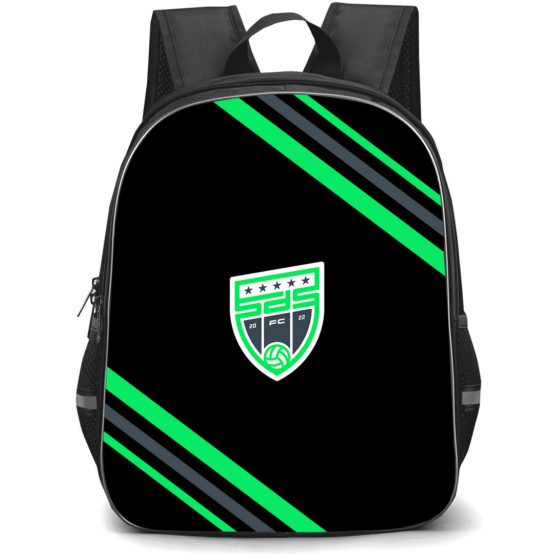 SDS FC Backpack School Bag StudentPack - SDS FC Large Logo With Stripe