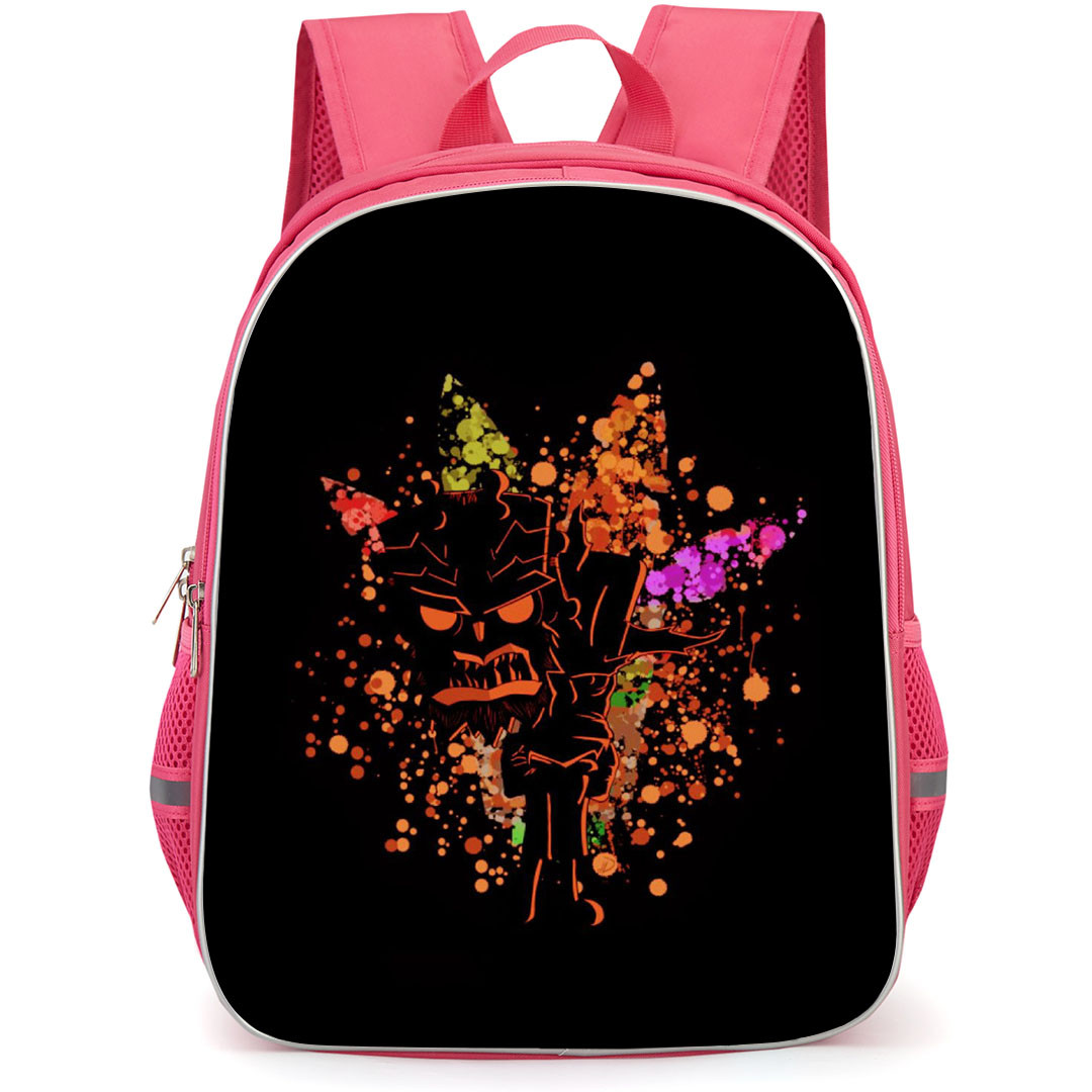 Crash Aku Aku Bandicoot School Backpack StudentPack - Aku Aku Orange Paint Splash