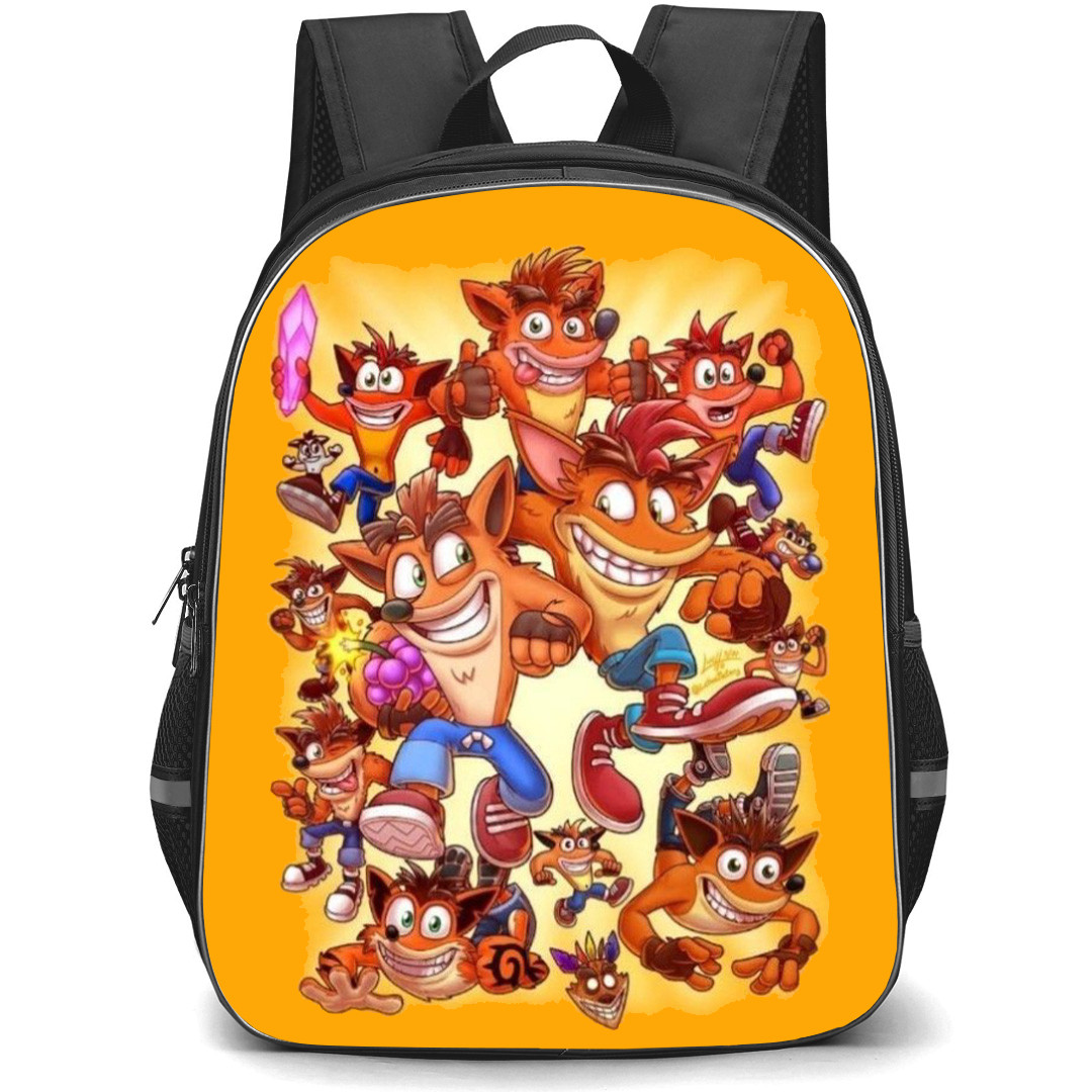 Crash Bandicoot Crash School Backpack StudentPack - Crash Character Poster