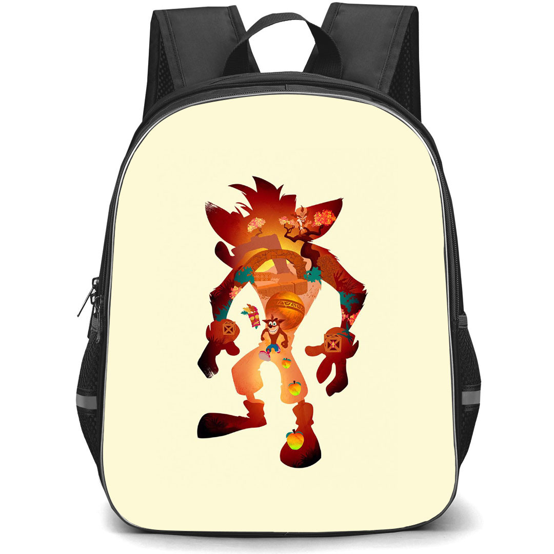 Crash Bandicoot Crash School Backpack StudentPack - Crash Poster Print