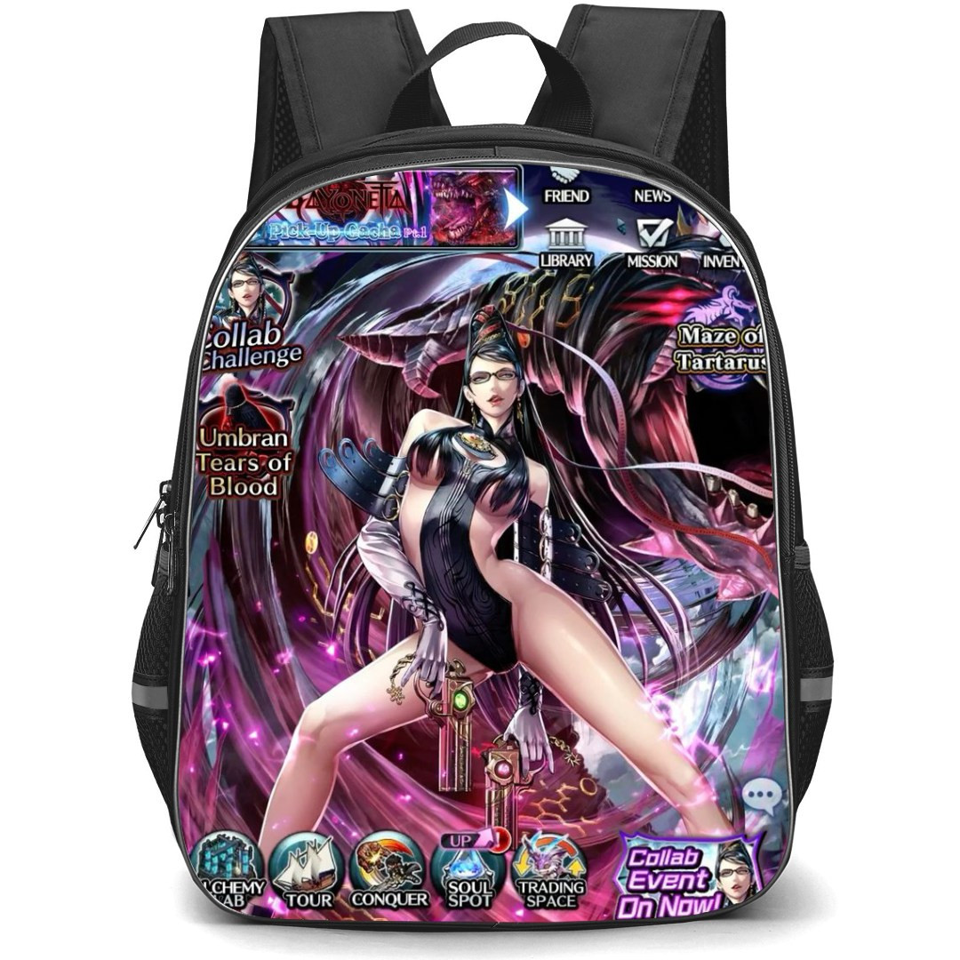Bayonetta Backpack StudentPack - Bayonetta Last Cloudia Sticker