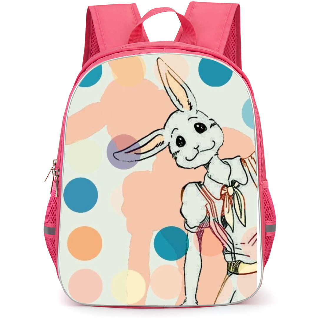 Beastars Haru Backpack StudentPack - Haru Polka Dots Background
