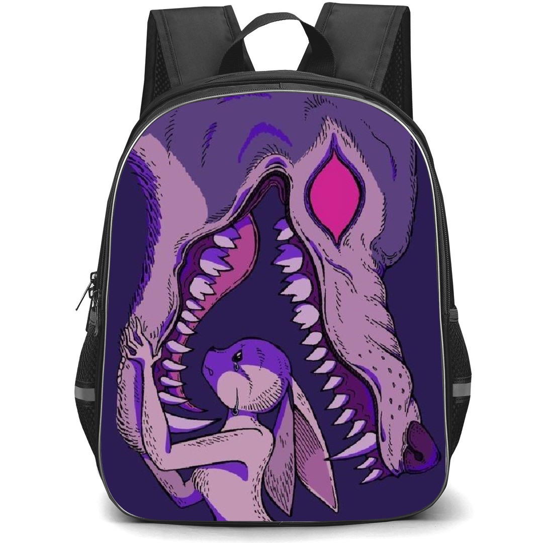 Beastars Legoshi Backpack StudentPack - Legoshi & Haru Being Eaten