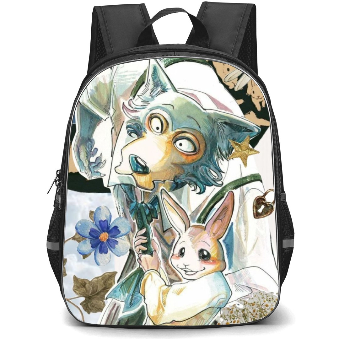 Beastars Legoshi Backpack StudentPack - Legoshi & Haru Holding Necktie