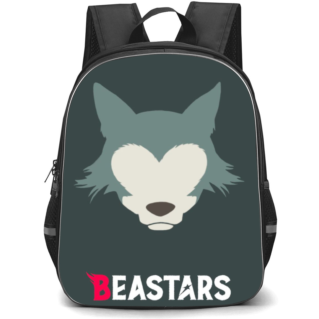 Beastars Legoshi Backpack StudentPack - Legoshi Minimalist Art Grey Background