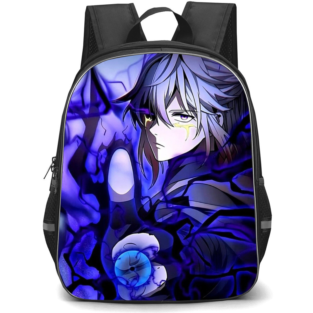 The Beginning After The End Arthur Leywin Backpack StudentPack - Arthur Leywin Portrait Blue Anime Art Poster