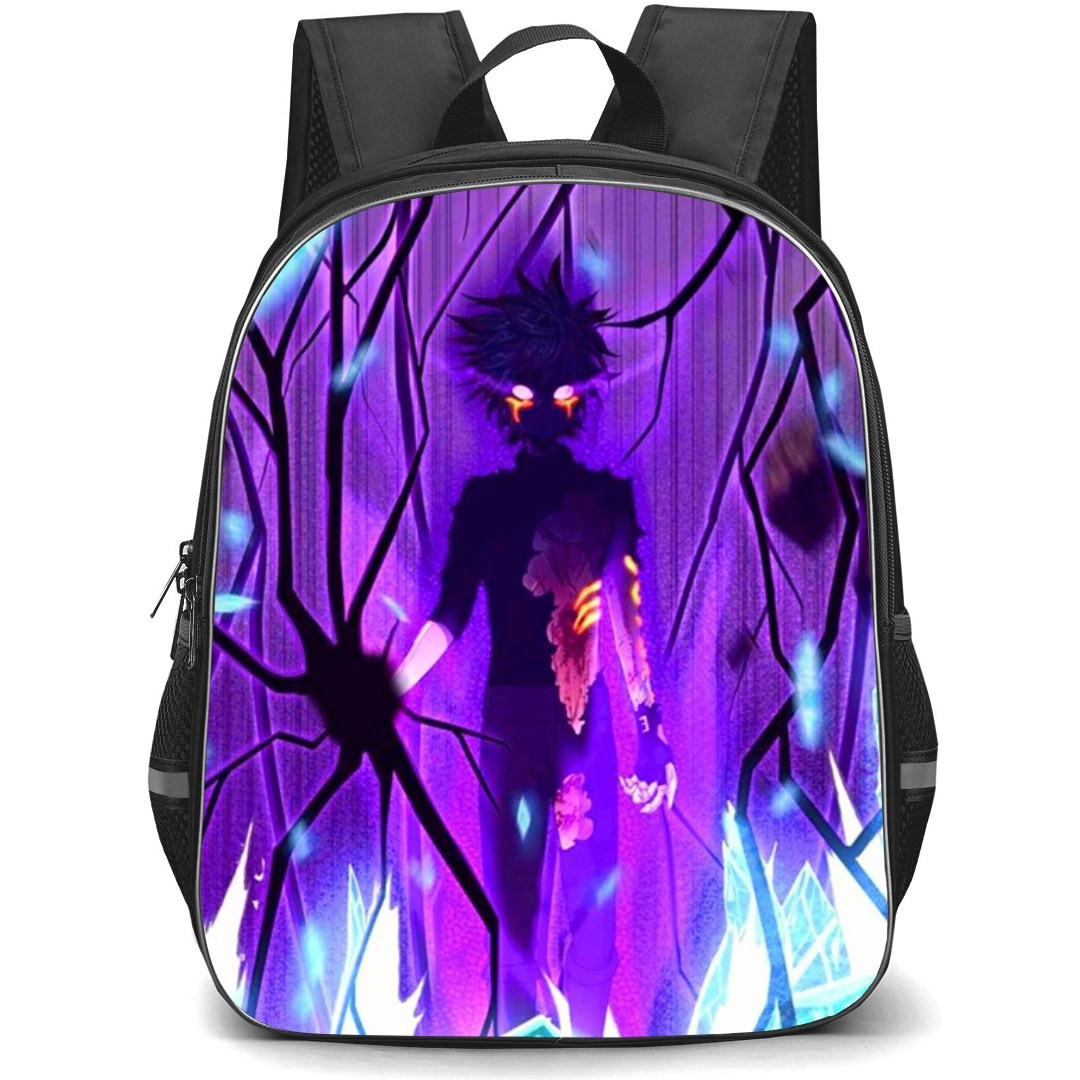The Beginning After The End Arthur Leywin Backpack StudentPack - Arthur Leywin Purple Dark Art Illustration Poster