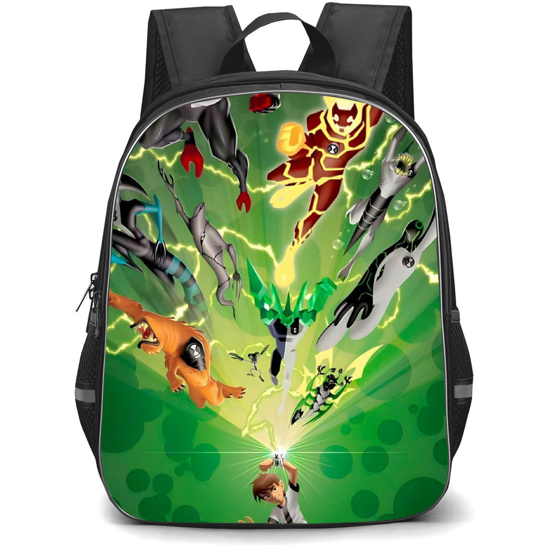 Ben 10 Backpack StudentPack - Ben10 Releasing Powers