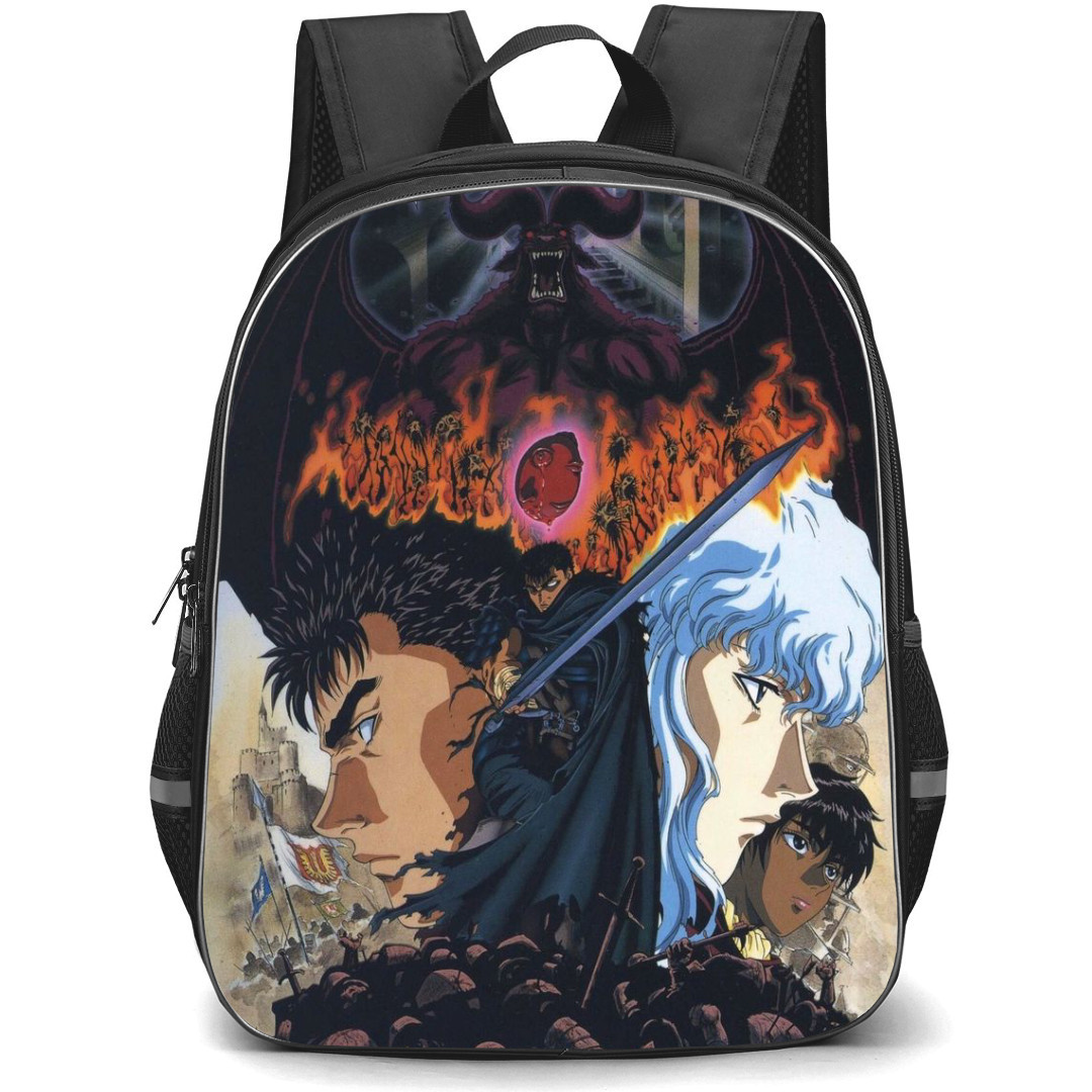 Berserk Backpack StudentPack - Berserk 1997 Anime Art Poster