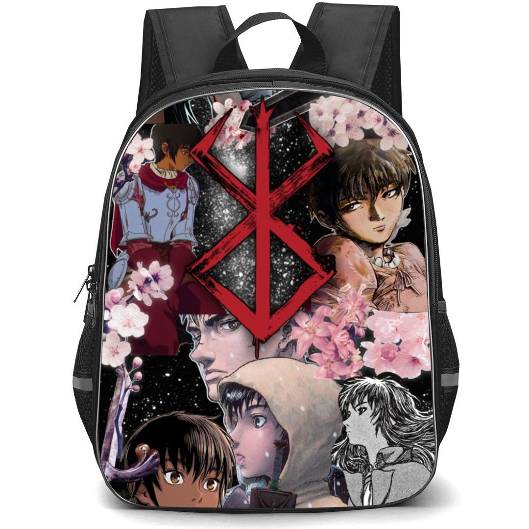 Berserk Casca Backpack StudentPack - Berserk Casca Collage Poster