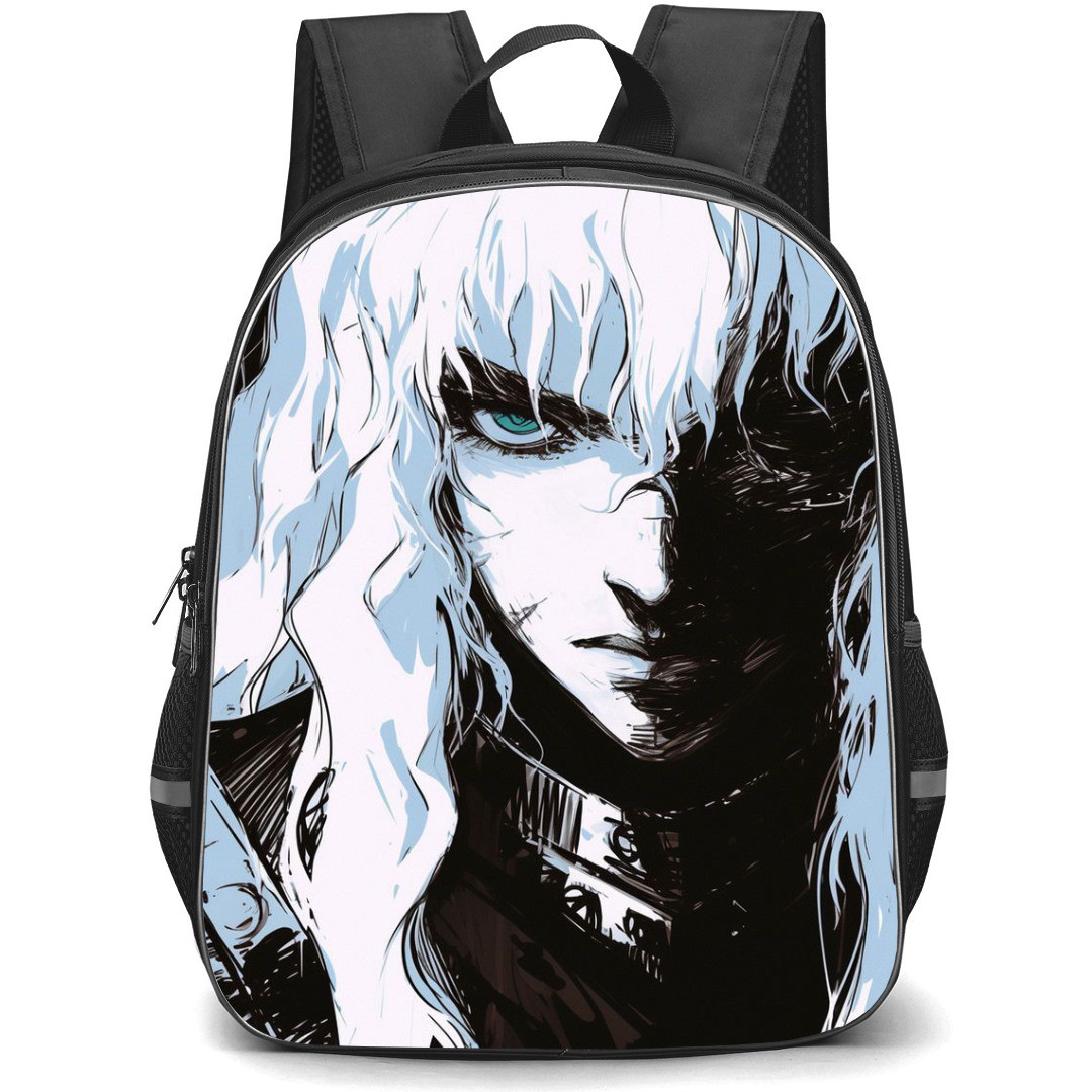 Berserk Griffith Backpack StudentPack - Berserk Griffith Portrait Sketch Art Poster