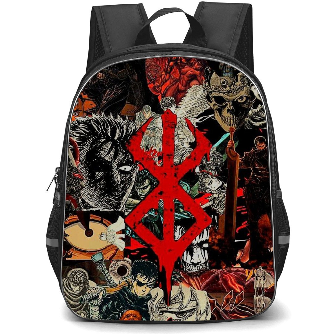 Berserk Guts Backpack StudentPack - Berserk Guts Collage Poster
