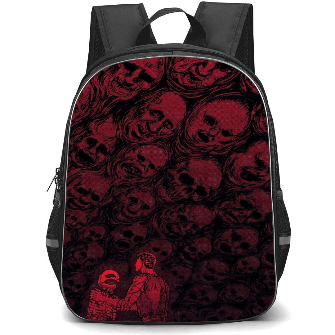 Berserk Backpack StudentPack - Berserk Guts And Griffith Stand Against The Abyss Poster