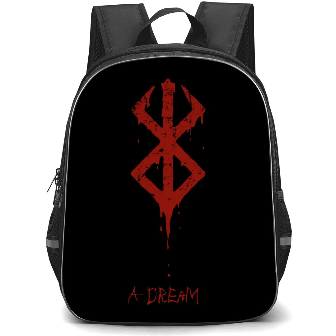 Berserk Backpack StudentPack - Berserk Red Blood Brand of Sacrifice Poster
