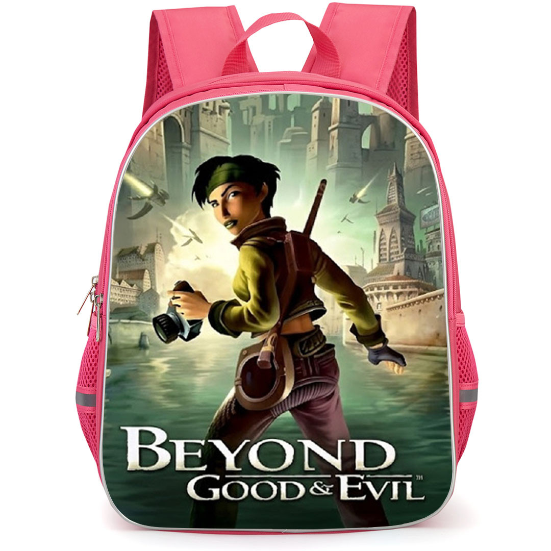 Beyond Good & Evil Jade Backpack School Bag StudentPack - Jade Fierce Back Canals Series Poster
