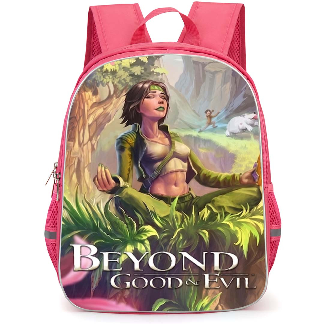 Beyond Good & Evil Jade Backpack School Bag StudentPack - Jade Meditate Series Poster