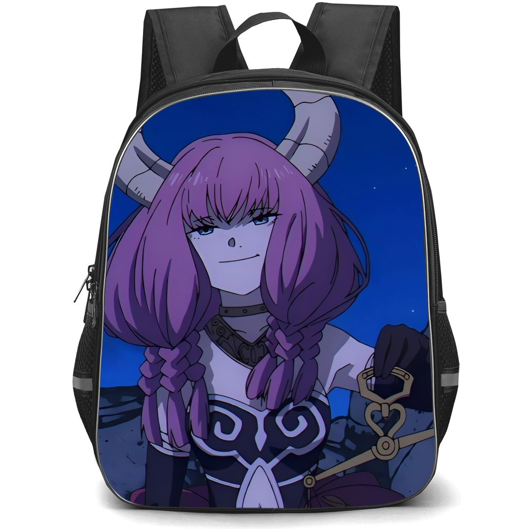 Beyond Journey's End Aura Backpack StudentPack - Aura Portrait Smiling Blue Background
