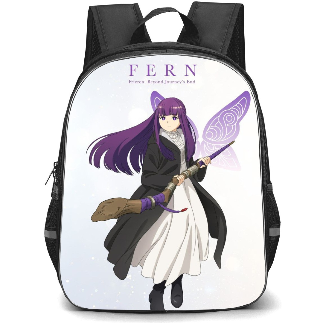 Beyond Journey's End Fern Backpack StudentPack - Fern Posing Butterfly Background