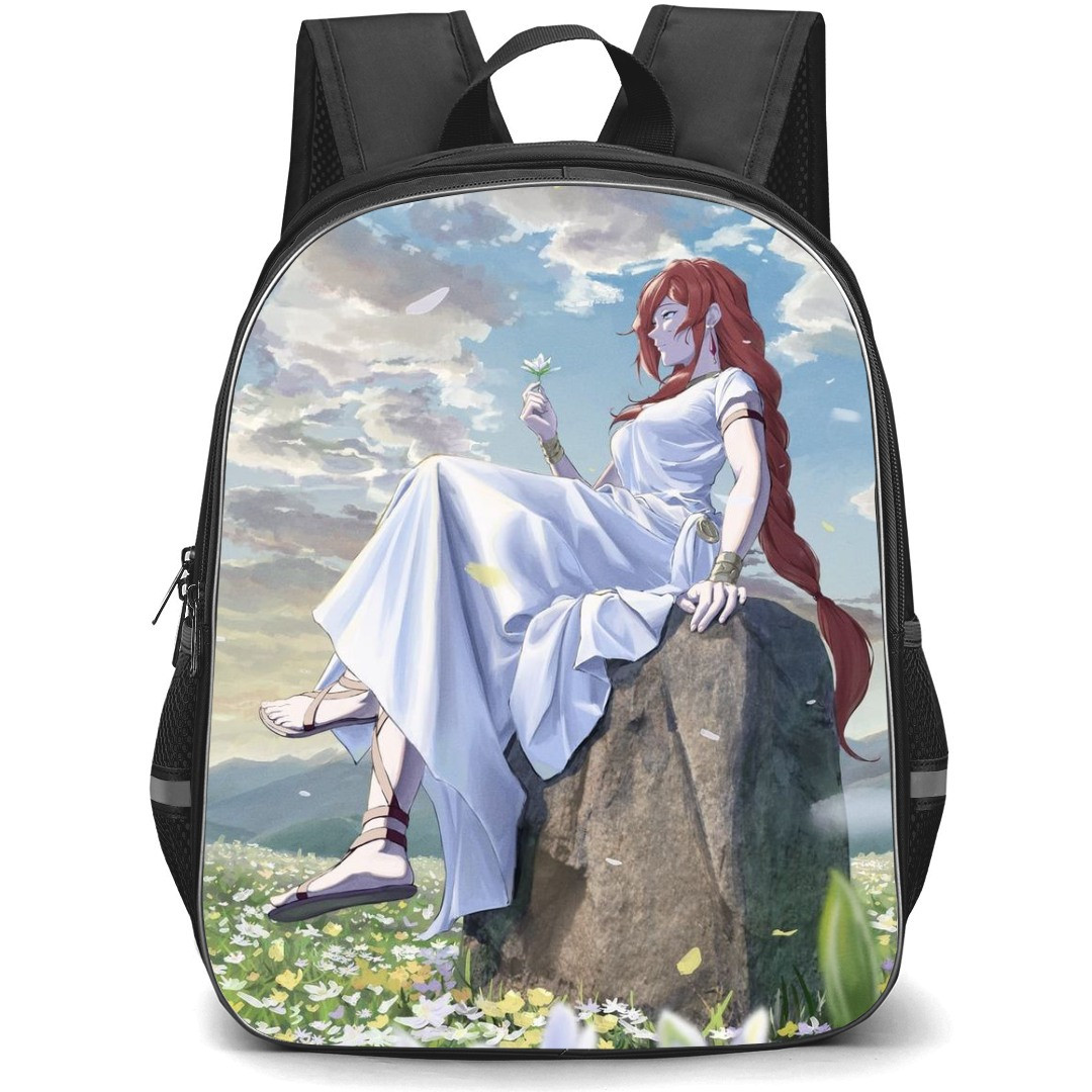 Beyond Journey's End Flamme Backpack StudentPack - Flamme Sitting On Rock