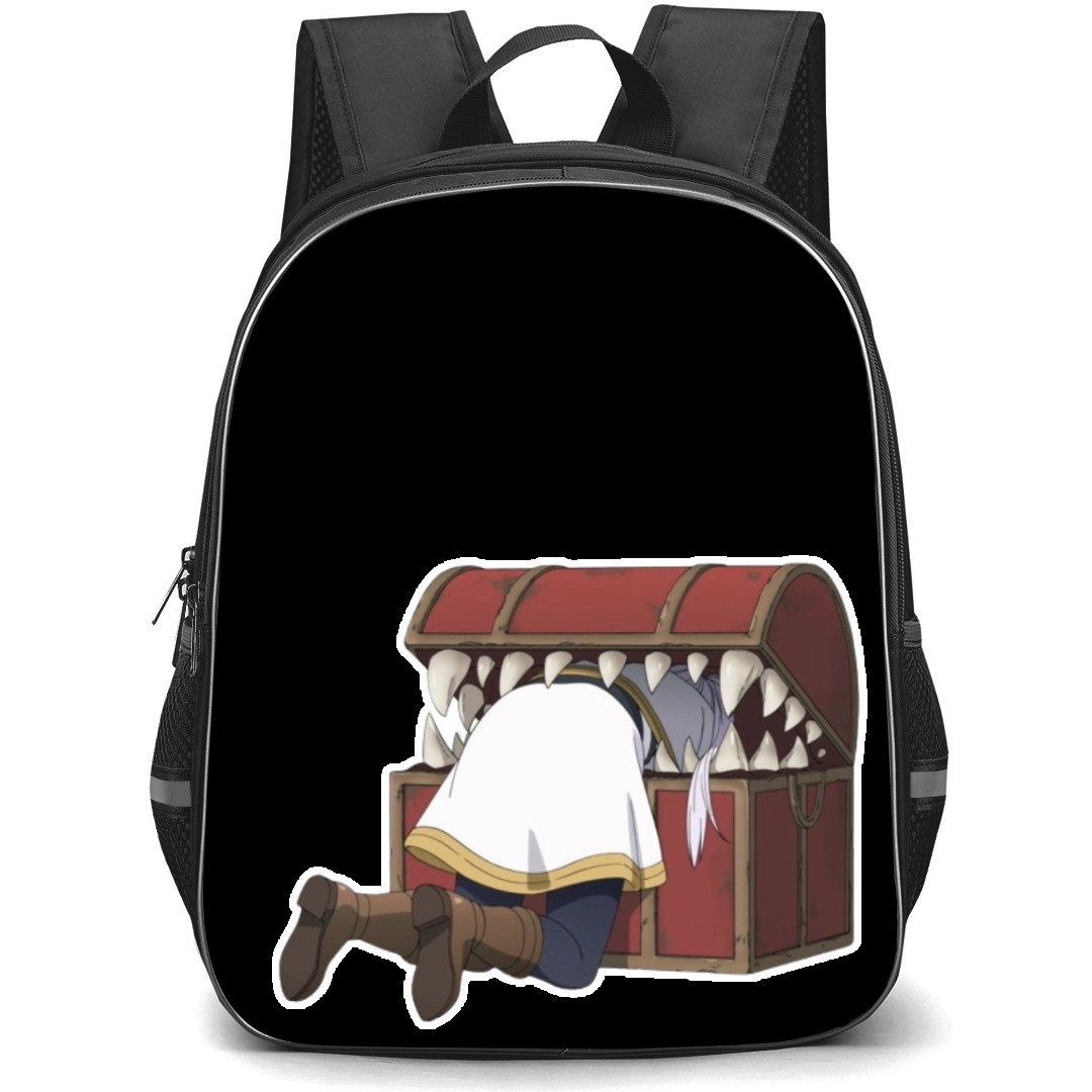 Beyond Journey's End Freiren Backpack StudentPack - Freiren Eaten By Mimic Sticker Art