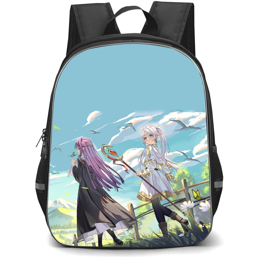 Beyond Journey's End Freiren Backpack StudentPack - Freiren Fern Side Portrait Sky Background