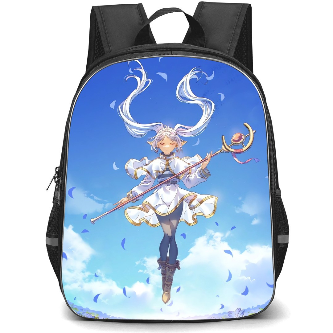 Beyond Journey's End Freiren Backpack StudentPack - Freiren Flying Sky Background