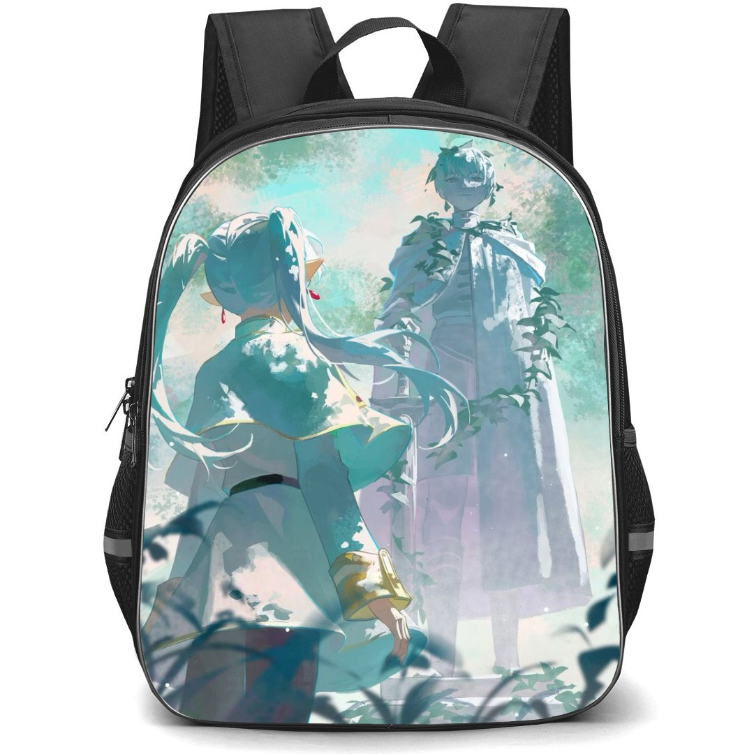 Beyond Journey's End Freiren Backpack StudentPack - Freiren Looking At Himmel Statue